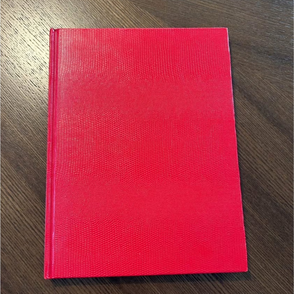Red Hardcover Notebook / Journal